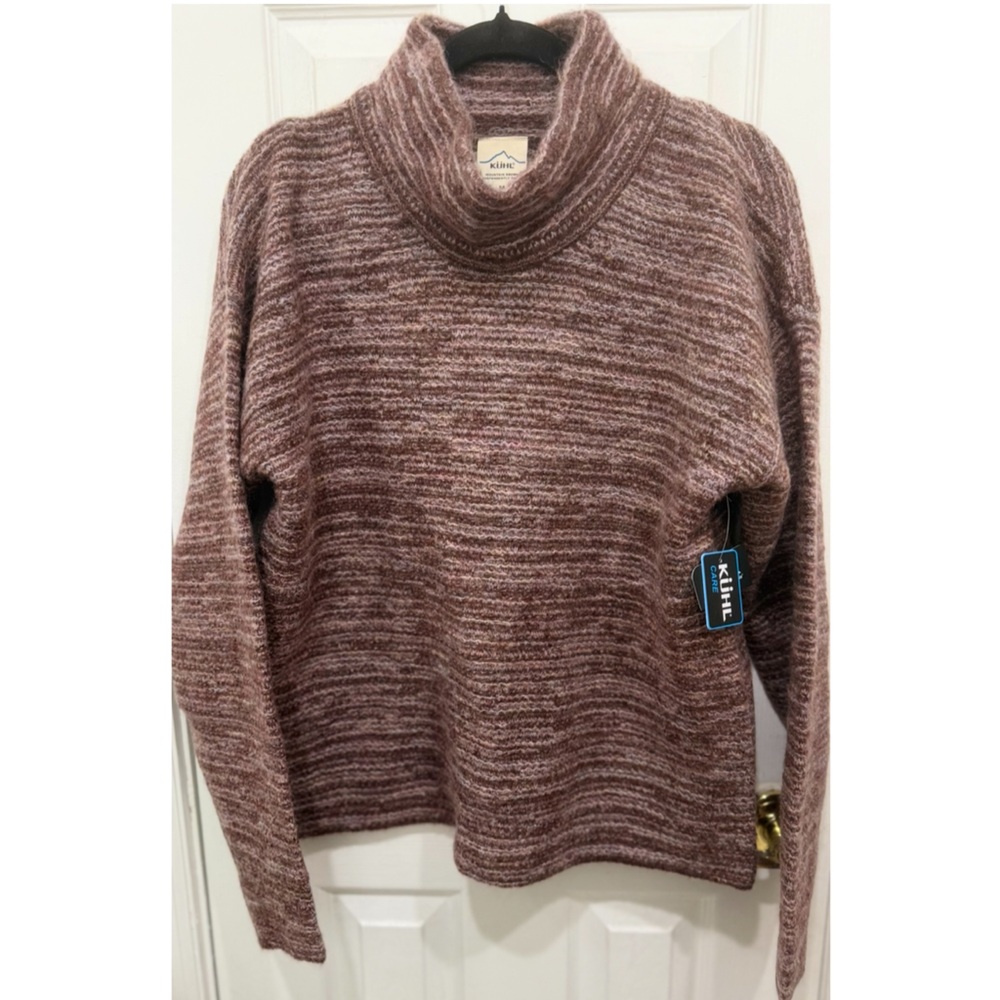 Kuhl Mohair Blend Multicolor Cowl Neck Sweater - Picture 4 of 14